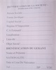 01 - Fiche d'identification de la société